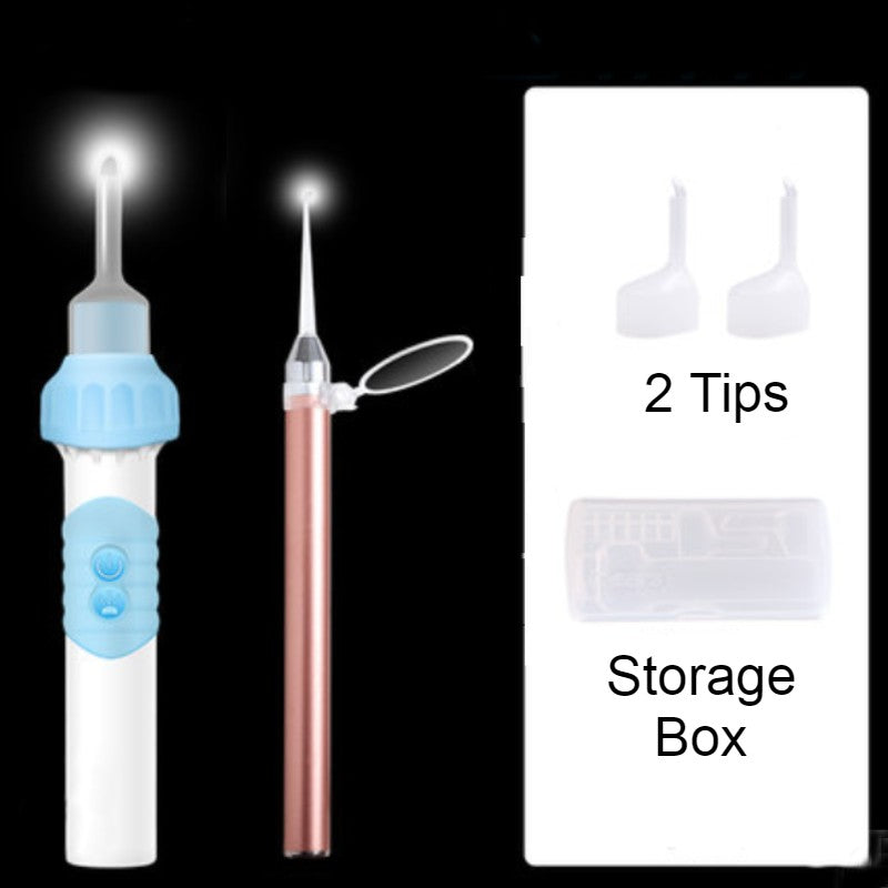 Safe Ear Cleaner with LED Light and Auto Suction