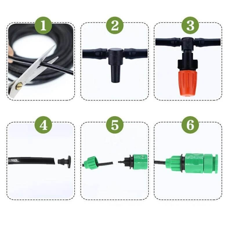 Fesara Pro Smart Watering System Kit with Adjustable Nozzles