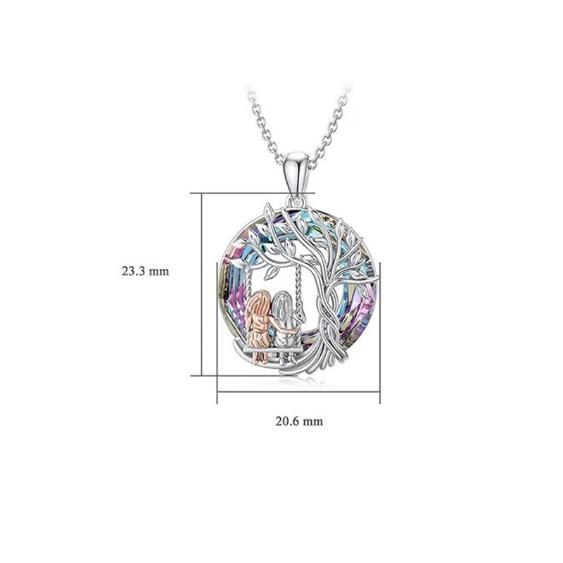 Unique Hollow Heart Friendship Pendant
