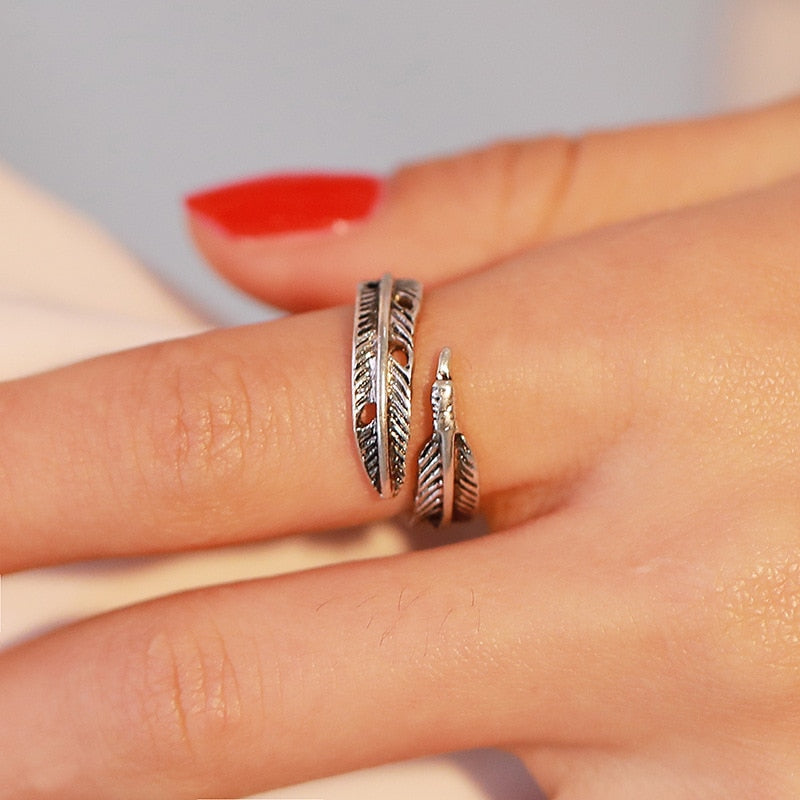 Vintage Cat Adjustable Ring Zinc Alloy Fashion Jewelry