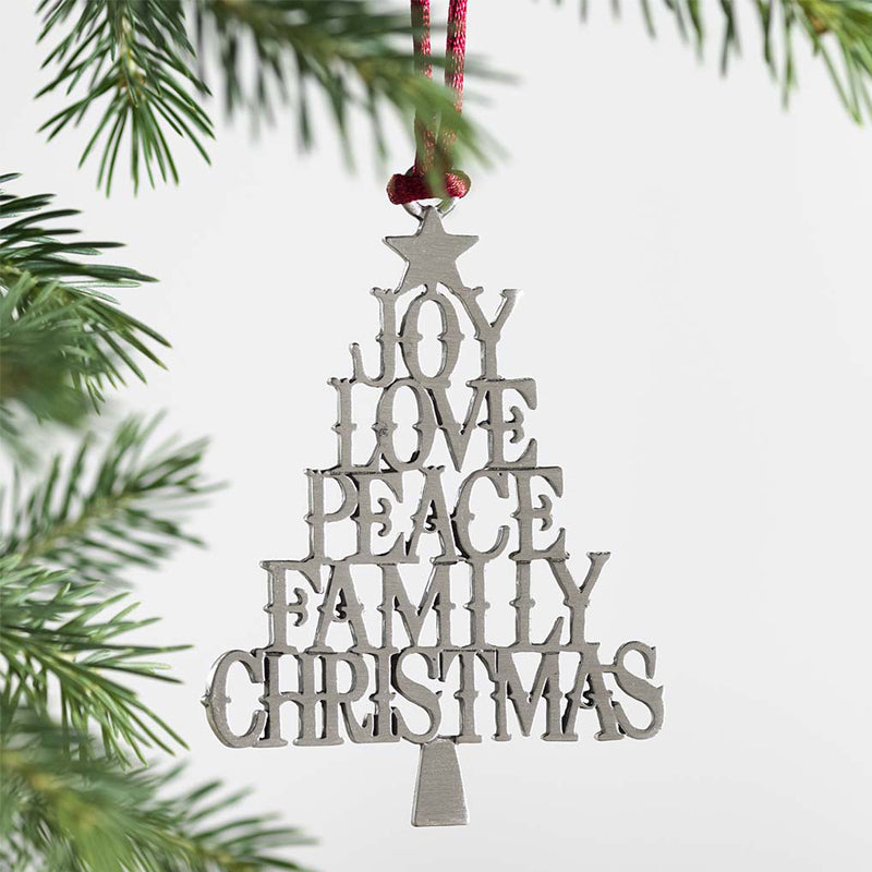 Metallic Christmas Tree Ornament