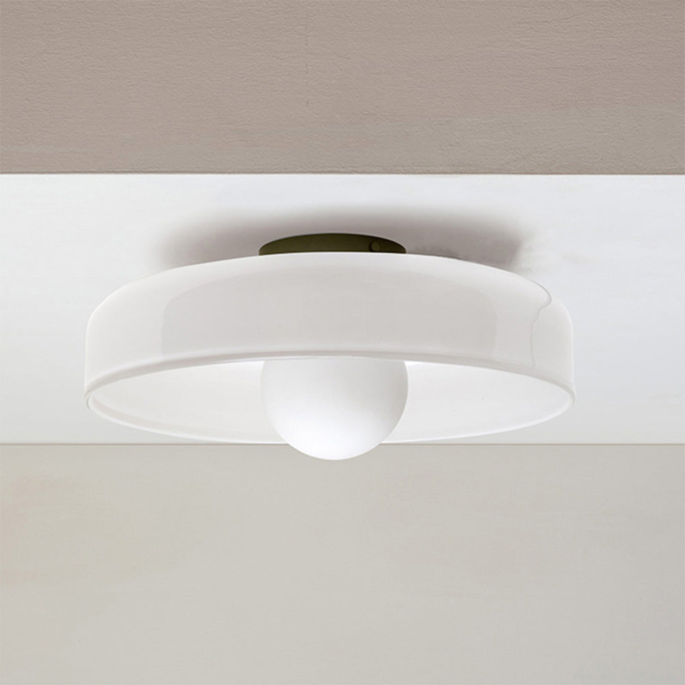 Stylish Round Glass Light Fixture