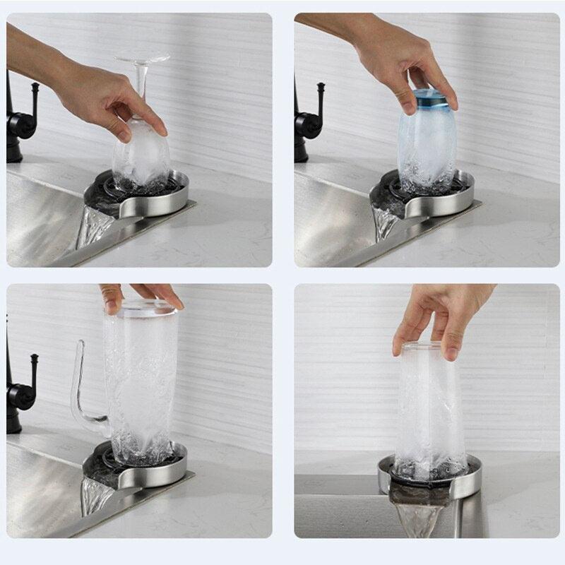 Easy Clean Brush for Glasses and Mugs