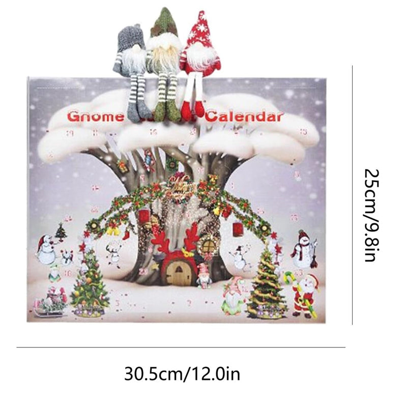 Fun Holiday Countdown Gnome Calendar