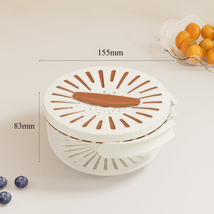 Collapsible Laundry Basket with Swivel Top Lid