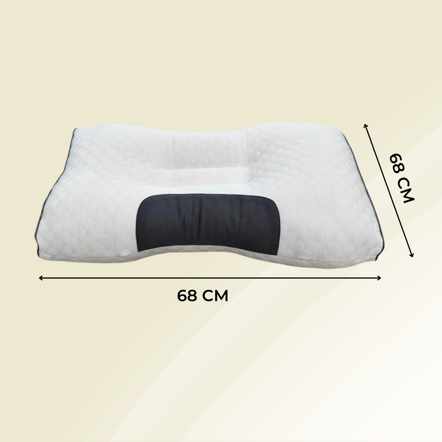 Contour Neck Pillow Soft Memory Foam Support Cushion