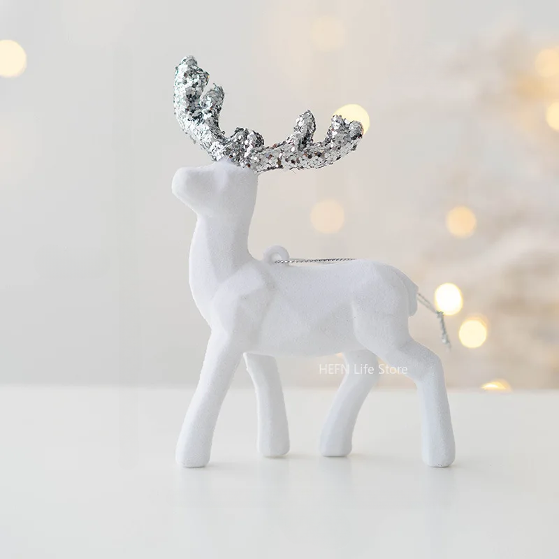 Shimmering Reindeer Christmas Ornament