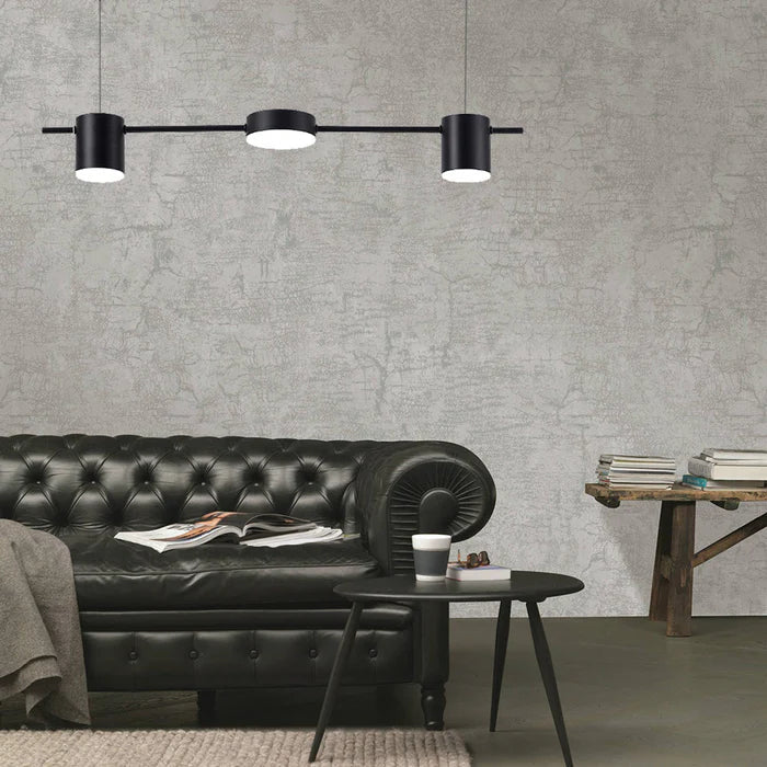 Sleek Metal Hanging Light Pendant AuraDrum