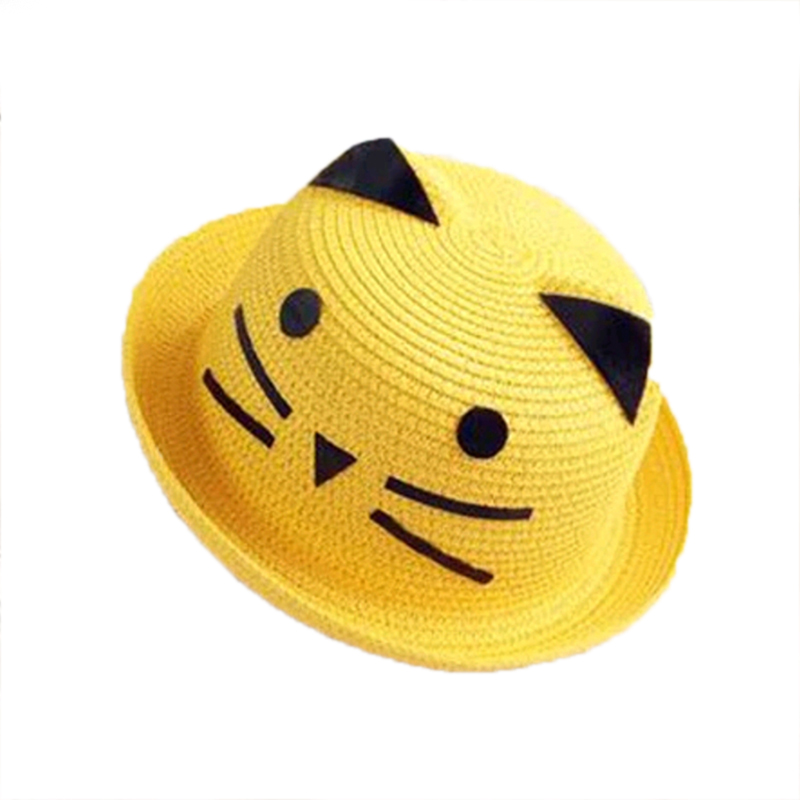 Cute Baby Sun Hat with Kitty Ears