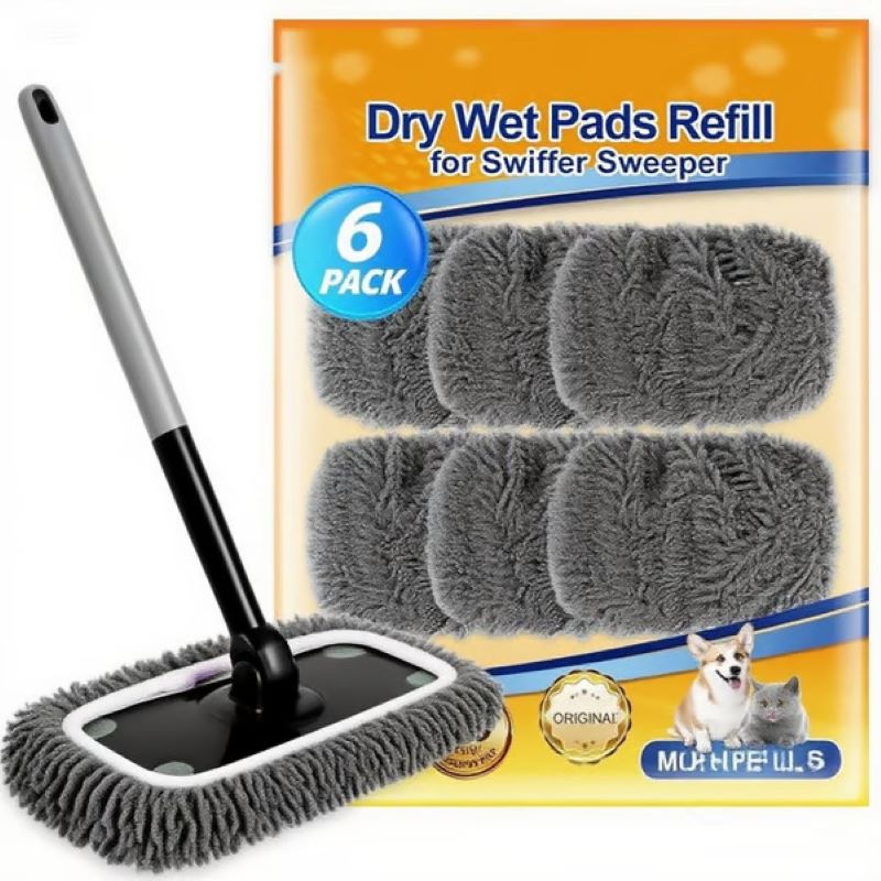 Washable Microfiber Mop Pad