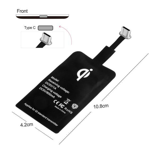 Fast Qi Wireless Charging Adapter