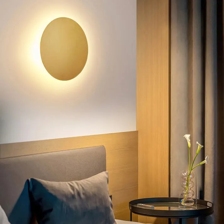Stylish Round Wall Light in Contemporary Style