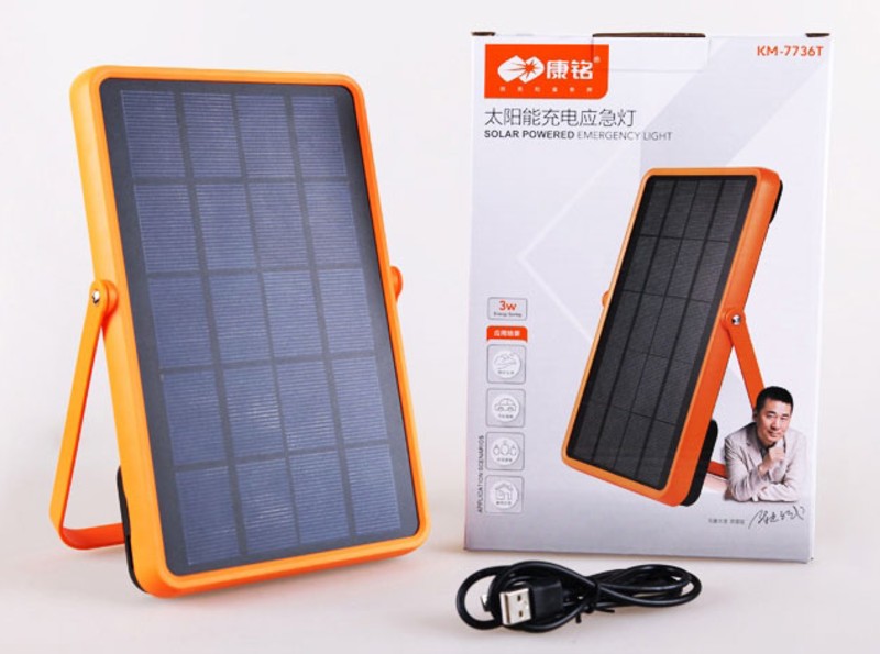 Outdoor Solar Powered Yard Lamp with USB Charging