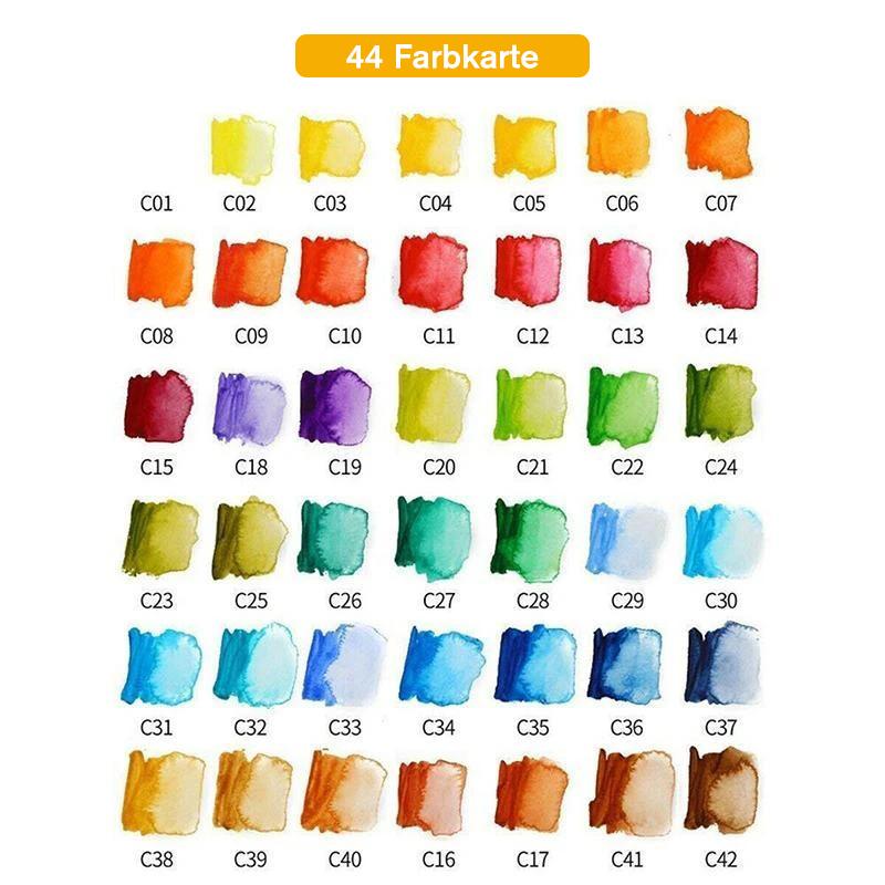Vibrant Artists Gouache Paint Palette
