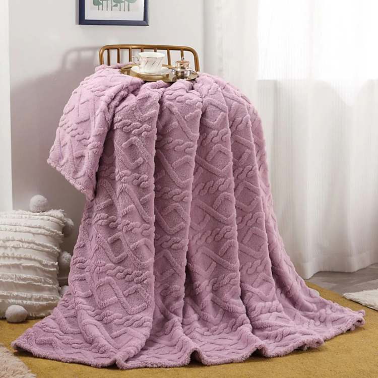 Plush Fleece Throw Blanket