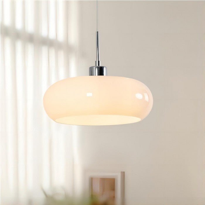 Vintage Glass Hanging Lamp Retro Nordic Style