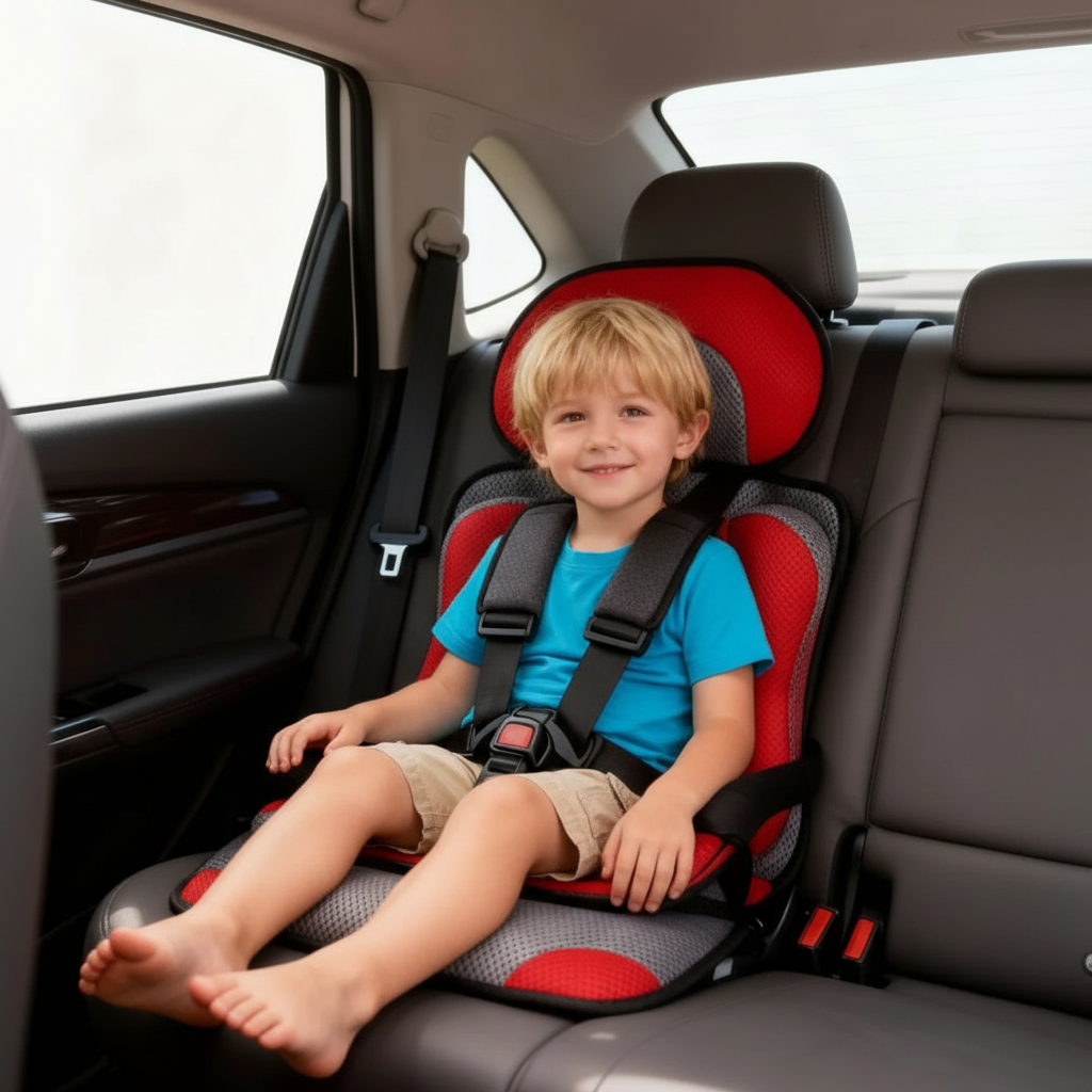 Compact Folding Kids Car Booster Seat
