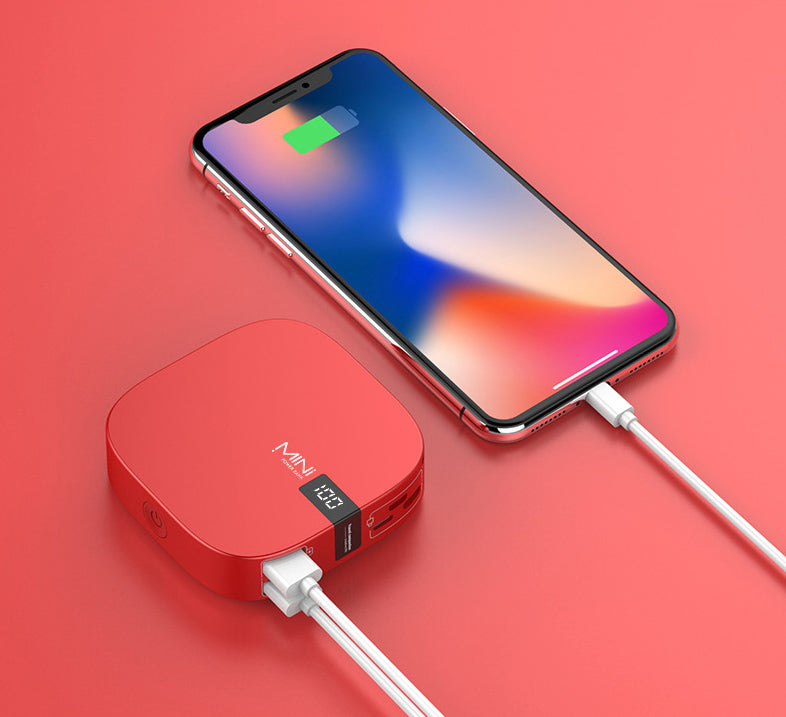 Compact 10000mAh Portable Power Bank with Fast Charging