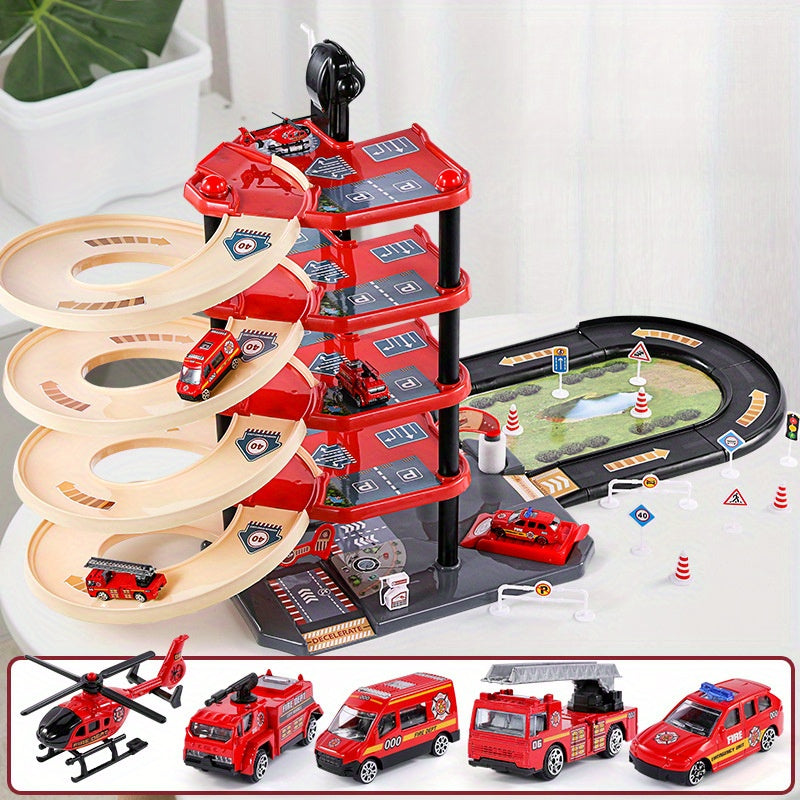 Ultimate Fire Rescue Playset with Police Cars