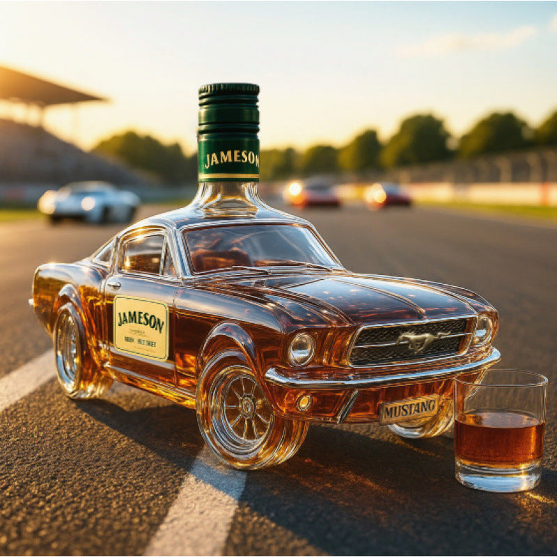 Luxury Mustang Theme Whiskey Decanter