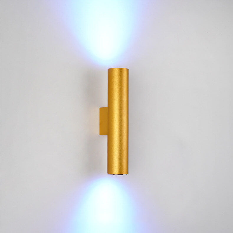 Contemporary Round LED 2-Light Wall Lamp