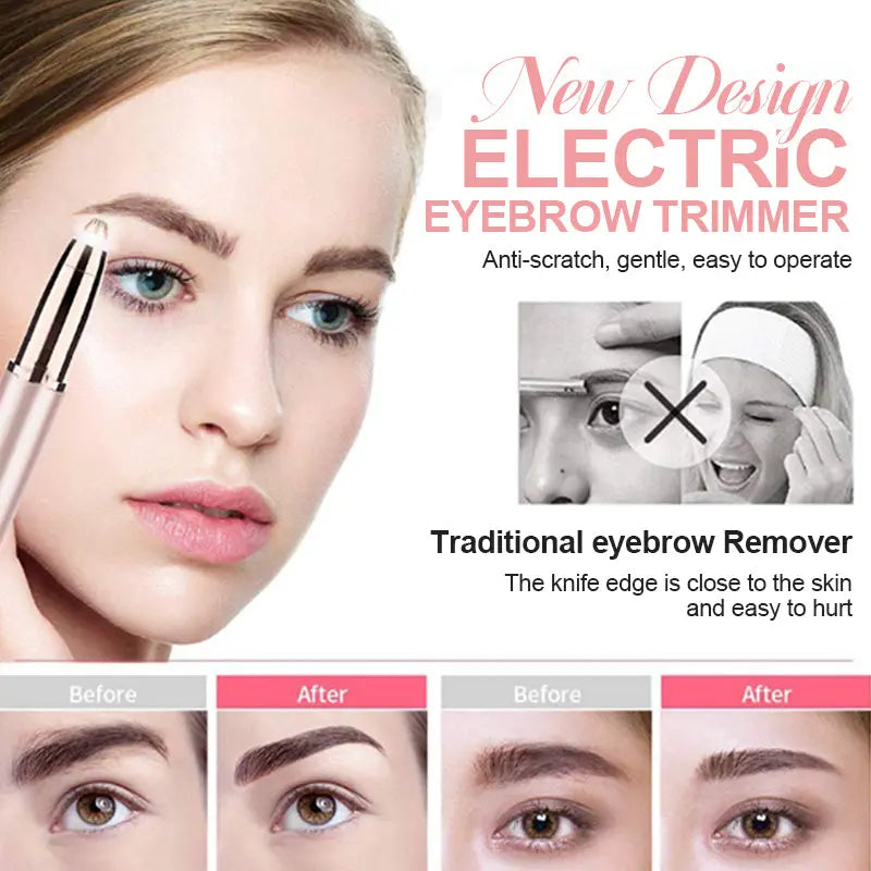 Easy Electric Eyebrow Shaper for Smooth Hair Removal