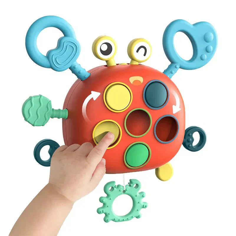 Vibrant Sea Crab Plush Toy