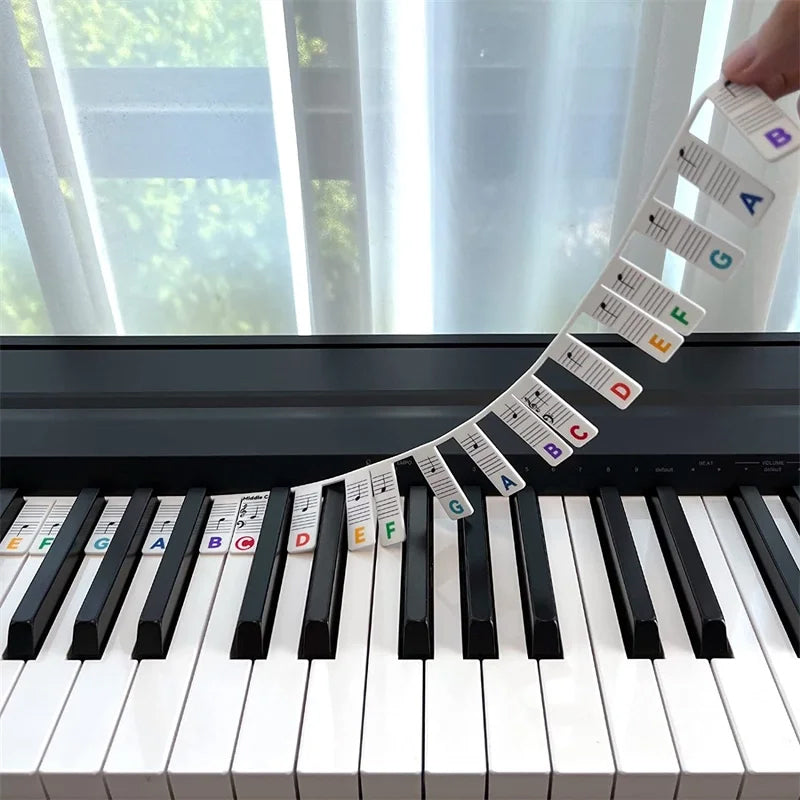 Reusable Piano Key Sticker Notes
