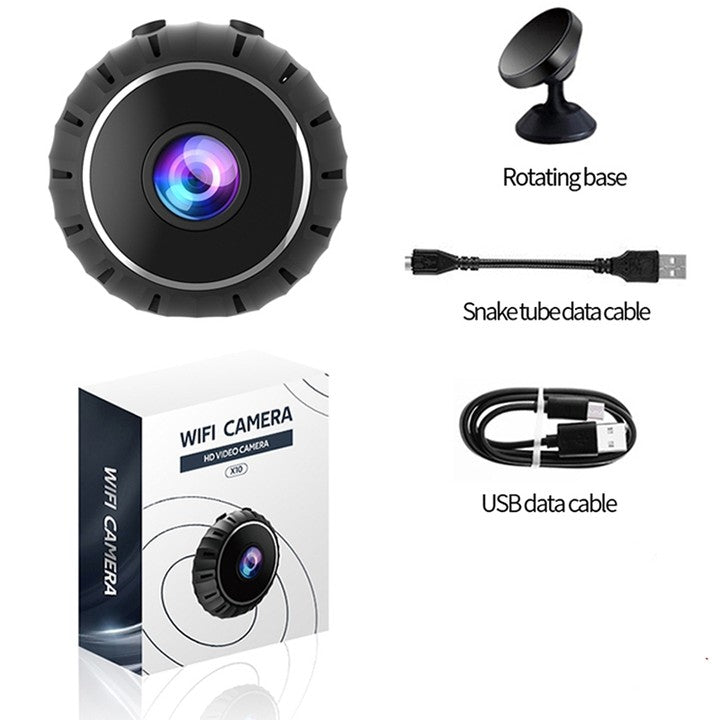 Compact Wi-Fi Motion Alert Night Vision Security Cam