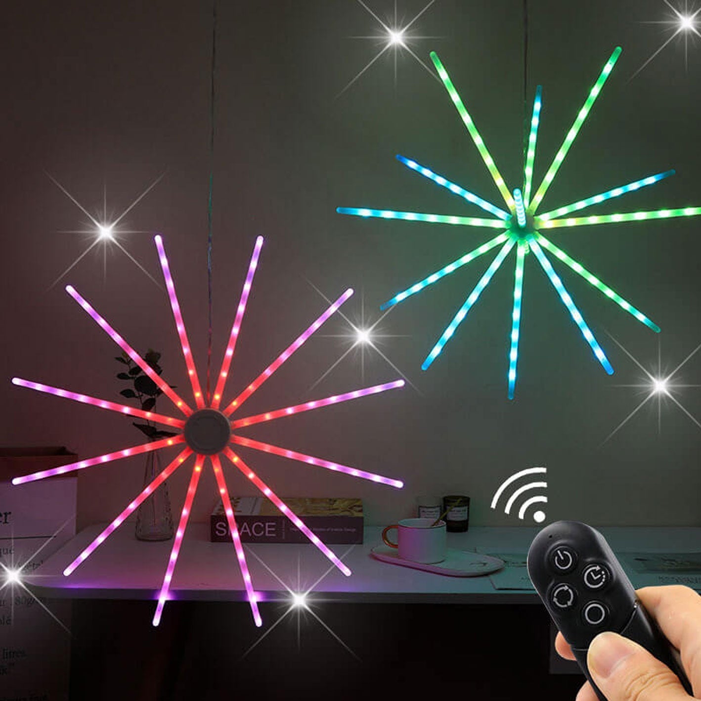 Colorful RGB Fairy Windmill LED String Lights