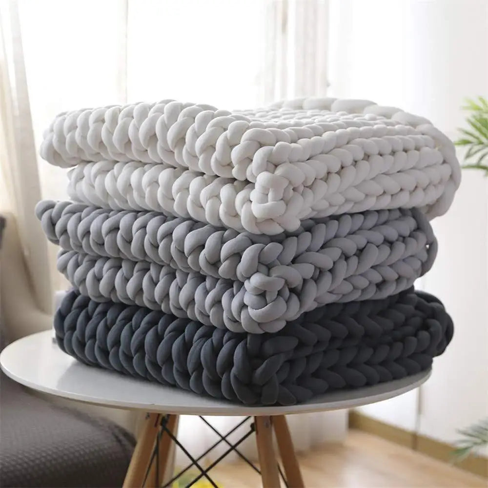 Plush Handmade Heavy Throw Blanket
