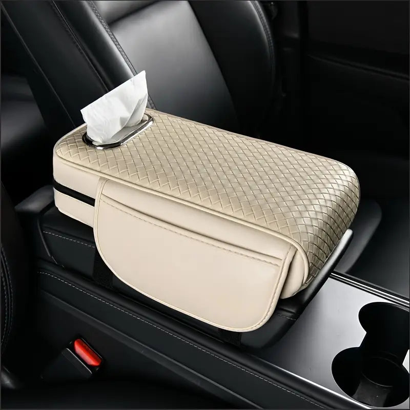 Premium Car Armrest with Tissue Holder