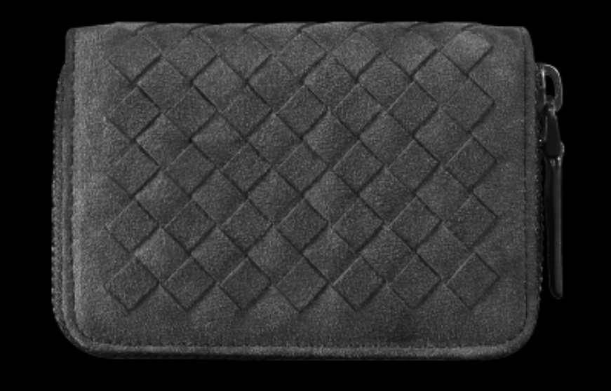 Big Pocket Slim Leather Card Wallet