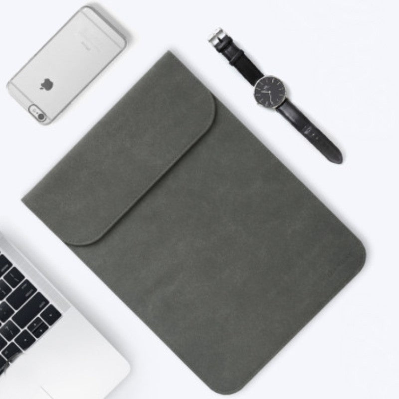 Slim Laptop Sleeve Case with Soft Padding and Magnetic Closure