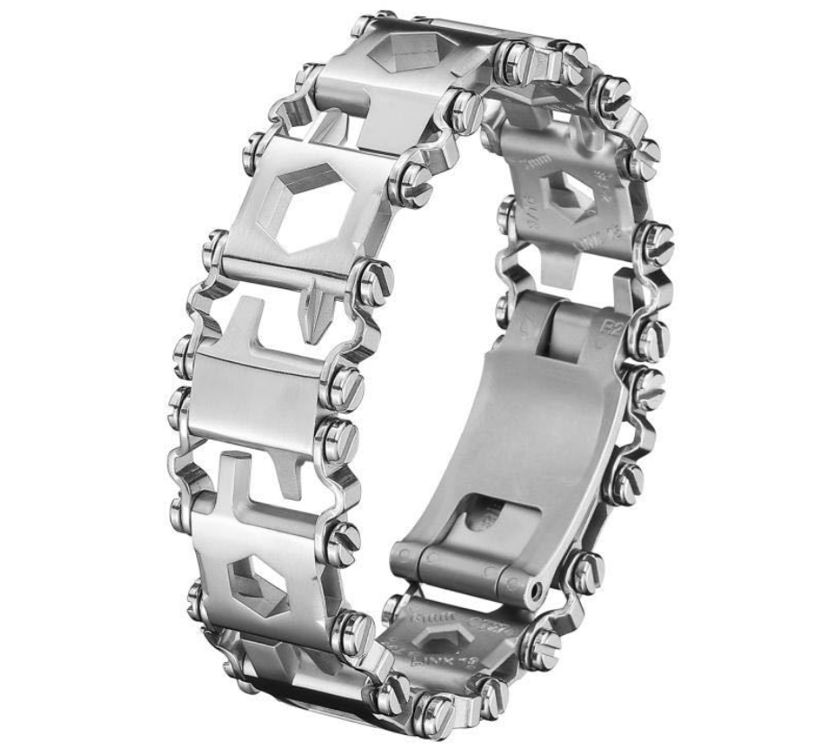 Practical Survival Watch Band with 29 Hidden Tools