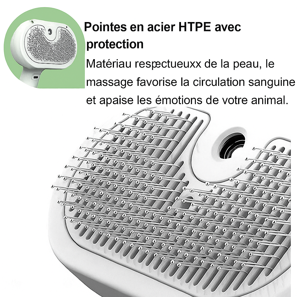 Gentle Pet Brush for Shiny Coat Care