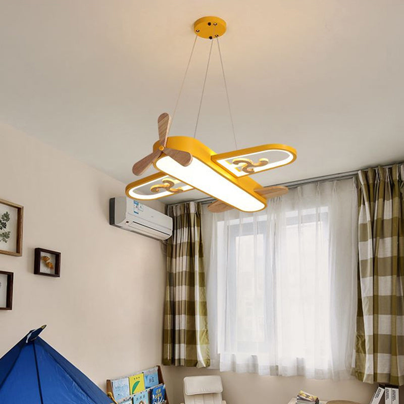 Colorful Kids LED Airplane Ceiling Light