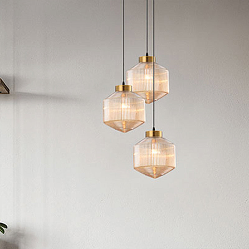 Stylish Glass Candle Ceiling Light Fixture