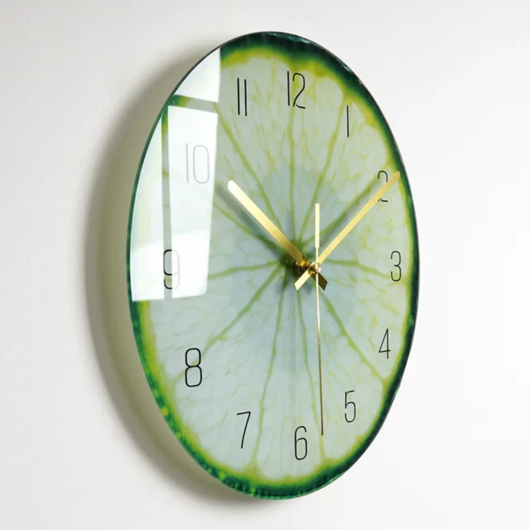Big Clear Wall Clock - Simple Classic Home Decor