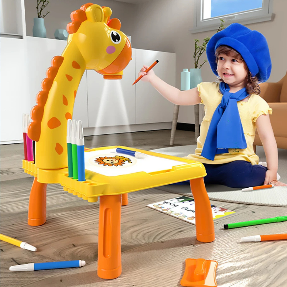 Kids Art Projection Table - Easy Clean Creative Play