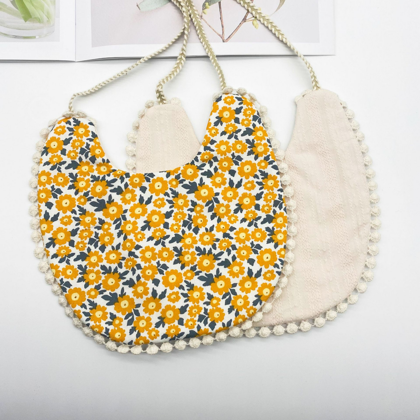 Soft Cotton Reversible Baby Bib Cloth