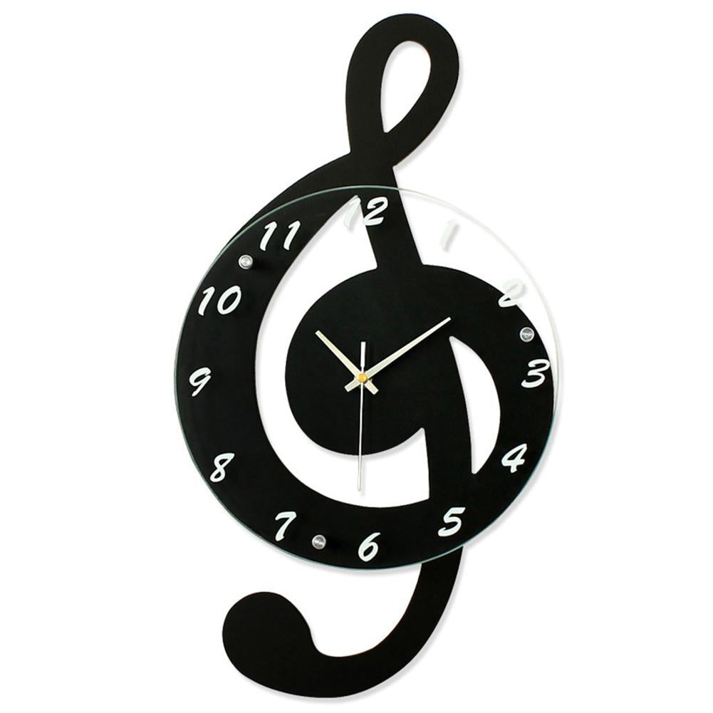 Classic Music Note Wall Clock