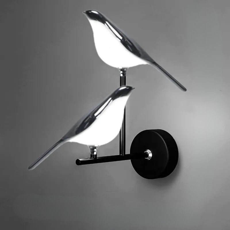Delicate Bird Wall Lamp for Warm Ambient Lighting
