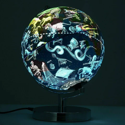 Suspended Globe LED Star Night Light