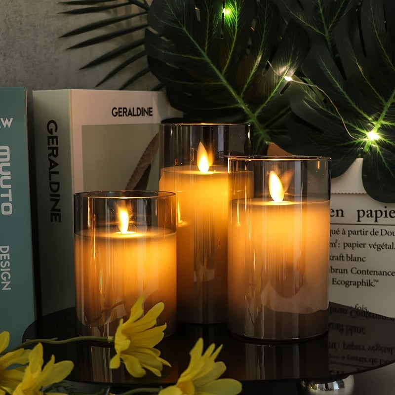Warm LED Flameless Candles for Home Lighting