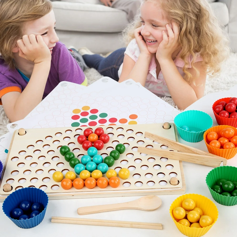Colorful Kids Educational Bead Toy Set
