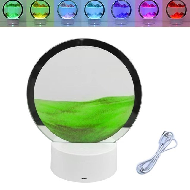 Vibrant Oceanic Art Lamp