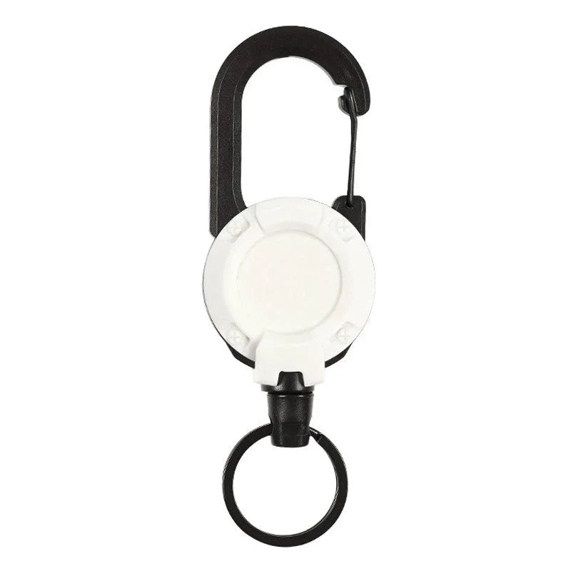 Retractable Outdoor Keychain with Steel Cable