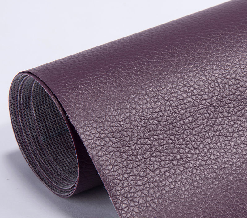 Stylish Lychee Print Sticky Faux Leather Sticker