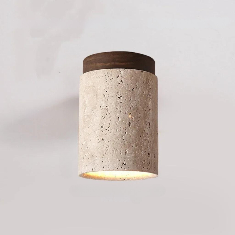 Luxury Stone Flush Mount LED Ceiling Light